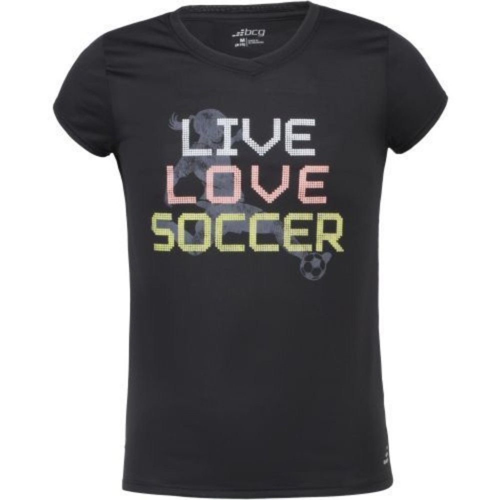 girls soccer tee